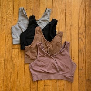Bundle of 4 Kindred Bravely maternity nursing bras